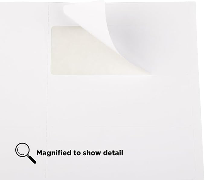 JAM PAPER Return Address Labels - Standard Mailing - 1 x 2 5/8 - White - 120 Shipping Labels/Pack