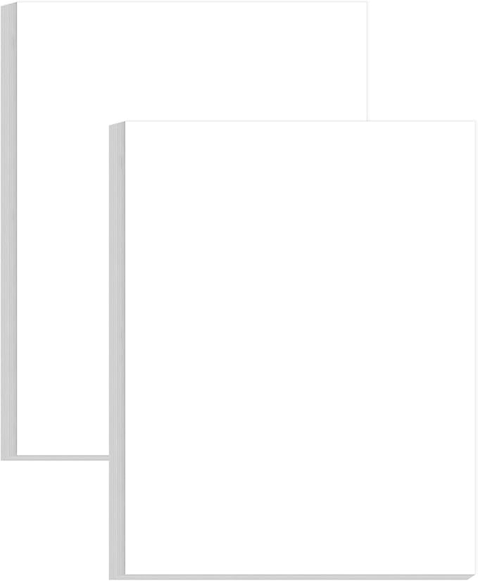 (2-Pack) 8.5" x 11" Printer Paper - 200 Sheets/400 Pages White Copy Paper, 20 lb Letter Size Papers Printing in Office/School/Home