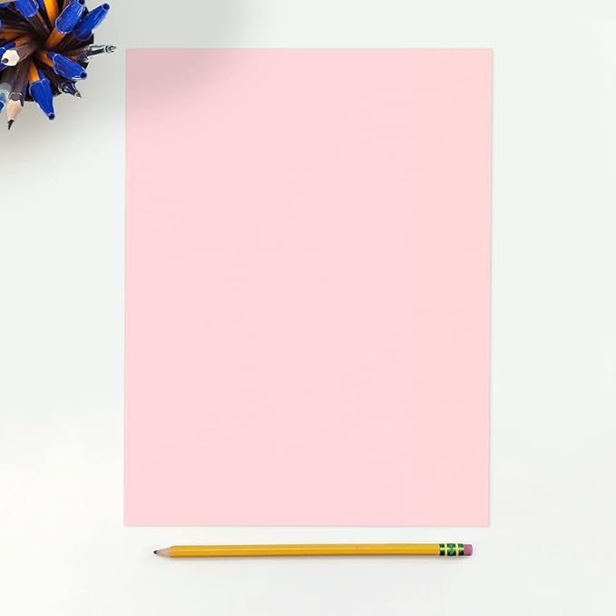 LUXPaper 8.5" x 11" Cardstock | Letter Size | Candy Pink | 100lb. Cover (183lb. Text) | 50 Qty