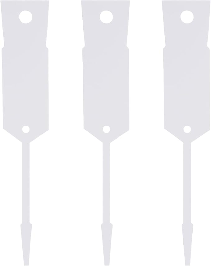 Self Locking Arrow Key Tags 1,000 Pcs (White) - Size 4 1/2" x 3/4" Plastic Car Key Labels Arrow ID Tags | Key Identification Tags Self Lock for Car Dealer Supplies, Office Automotive Shops