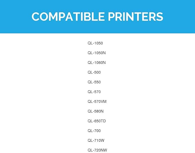 LD Products Compatible Address Label Replacements for Brother DK-1209 1.1 inch x 2.4 inch (10 Pack, 800 Labels) for P-Touch: QL-1050, QL-1050N, QL-1060N, QL-500, QL-550, QL-570, QL-570VM, and QL-580N