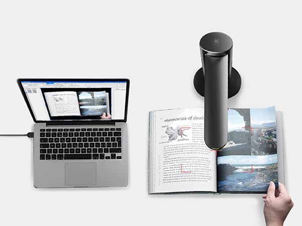 VIISAN K48 Book Scanners: 48MP Output, USB Camera for Laptop/Desktop, Deskewing, Multiple Page Documents Scanning, OCR & TTS Tech, Ai Reading, UVC/UAC Camera, Works with Windows & MacOS