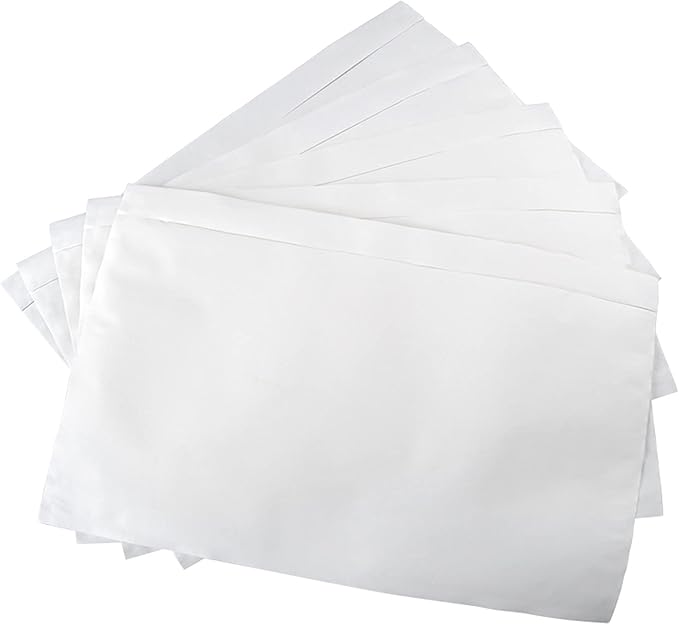 Coopaty 6" x 9" Adhesive Packing List Envelopes Clear Plastic Mailing Shipping Envelope Pouch (100 Pack)