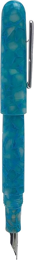 Conklin All American Fountain Pen in Turquoise Serenity – Broad Nib, Bold Design & Superior Craftsmanship – Ideal Gift for Professionals & Pen Enthusiasts