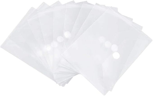 10 Pcs/Set Storage Bag Strong Stick-up Magic Sticker Package Used to Storage Cutting Dies Rubber Clear Stamp Template etc.for DIY Scrapbooking Paper Card Craft Cutting Dies