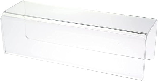 Source One Deluxe Clear Acrylic Cubicle Name Plate (2 Inch Hook, Name Plate Double Sided)