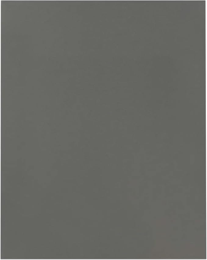 JAM PAPER Custom Printed Semi-Gloss Folders with Round Corner Pockets - Personalized Logo & Text - 12pt C1S - Grey - 250/Pack