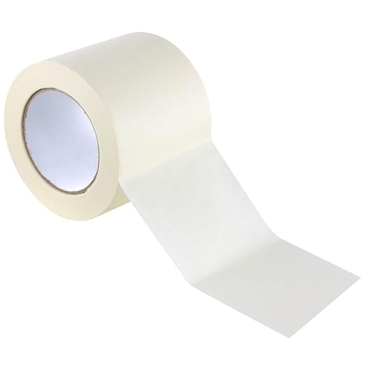 GTSE Wide Masking Tape, 4 inches x 55 Yards (164 ft), Multi-Surface Adhesive Painting Tape, 24 Rolls