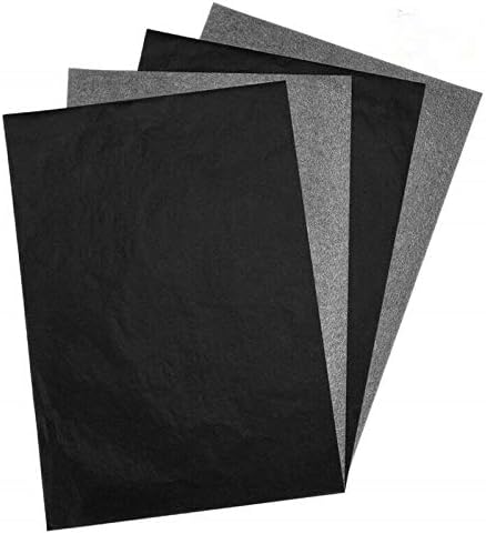 BE-TOOL Carbon Paper 100PCS A5 Copy Carbon Paper Repeatedly Use Blue Carbon Paper for Wood, Paper, Canvas (12.75CM18.5CM)