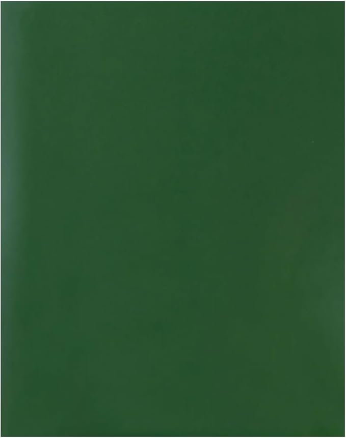 JAM PAPER Custom Printed Semi-Gloss Folders with Round Corner Pockets - Personalized Logo & Text - 10 pt C2S - Green - 100/Pack