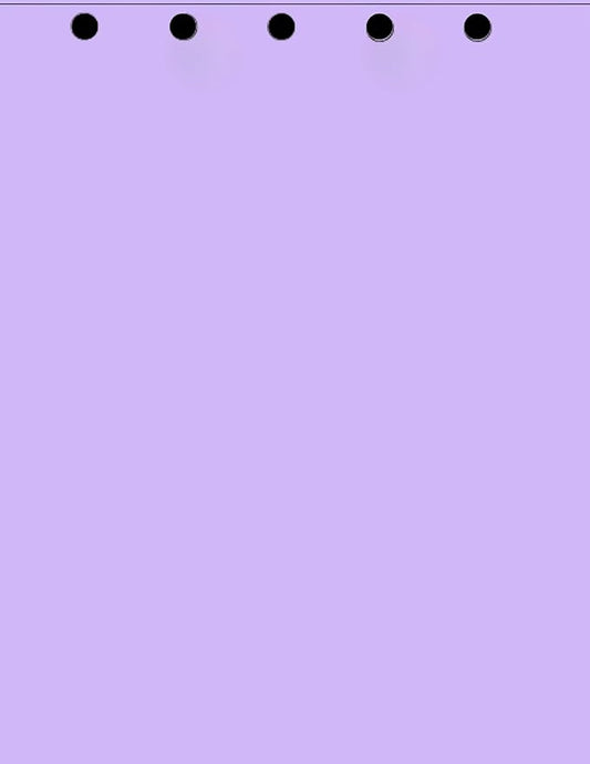 Limited Papers(TM) Writing and Copy Paper, Variation of Colors 8.5" x 11", 5 Hole Top-Punched, 20 Pound Text, 500 Sheets Per Ream. (500, Lavander/Orchid)