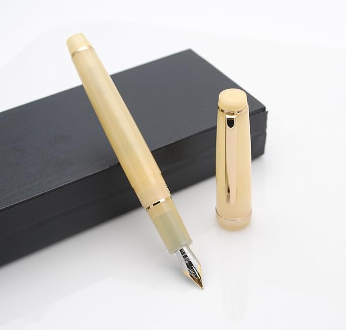 JINHAO 82 Fountain Pen (Tender Yellow,Fine Nib 0.5mm)