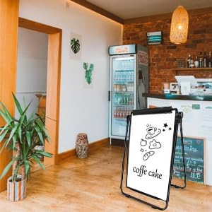 Stand White Board - 40 x 28 Inch Double Sided Magnetic Dry Erase Board with Stand Height Adjustable, Home Office Classroom School Teacher Use