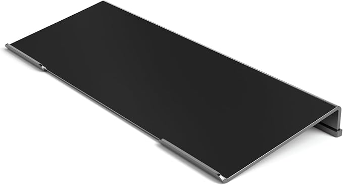 Beego Ergonomic Computer Keyboard Stand - Black Acrylic Keyboard Riser Tilted Keyboard Holder Keyboard Tray with Black Non-Slip Strip for Easy Typing at Home School Office Desk Accessories