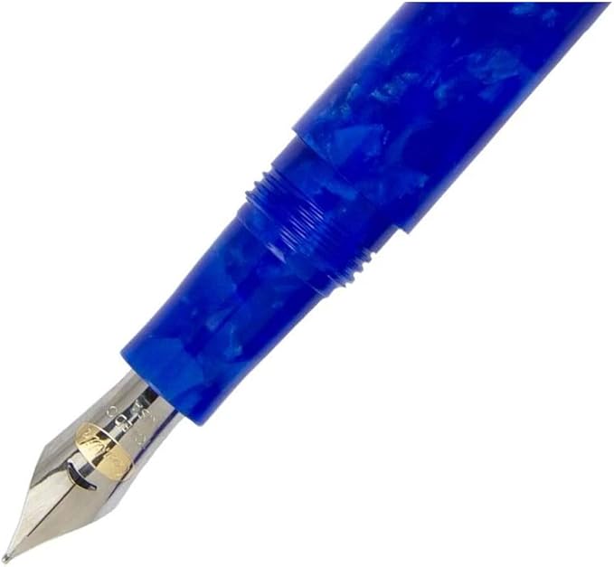 Conklin All American Fountain Pen in Lapis Blue with 18K Gold-Plated Accents – Medium Nib, Bold Design & Premium Craftsmanship – Ideal Gift for Professionals & Pen Enthusiasts