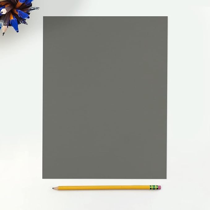 LUXPaper 8.5" x 11" Cardstock | Letter Size | Smoke Gray | 100lb. Cover (183lb. Text) | 50 Qty
