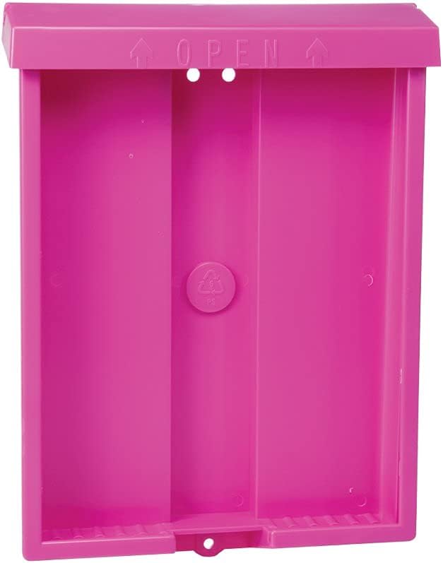 SOURCE ONE Outdoor Real Estate Style Brochure Holder Color Variety White, Black, Red, Pink & Blue Available
