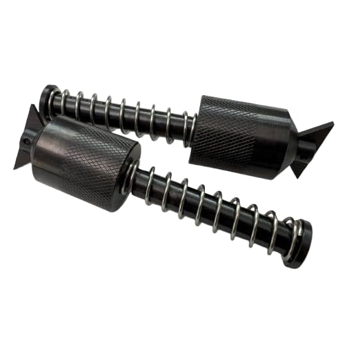 NEXFR Push Pins - Two Hole Pins Flange Pins, Black (Small)