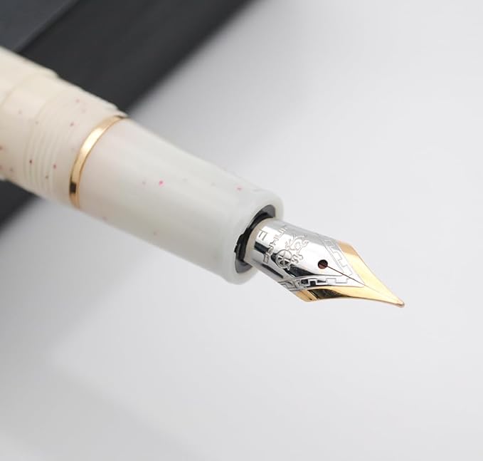 JINHAO 82 Fountain Pen (Fluorescent White,Fine Nib 0.5mm)