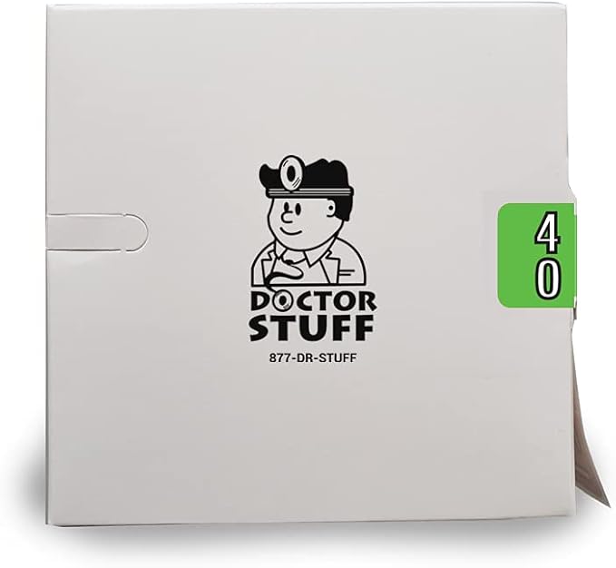 Doctor Stuff - File Folder Labels, Terminal Digit Filing, Consecutive Double Digit Numbers 40-49, Barkley FDDBM Match - BXDM Series Chart Stickers, Green, 1" x 1-1/2", 500/Roll