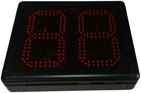 8" 2 Digits Lap Counter LED Timer Semi-Outdoor Seconds Countdown/up Timer IR Remote Control LED Digital Timer