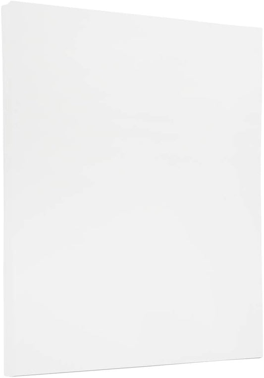 JAM PAPER Strathmore 24lb Paper - 90 gsm - 8.5 x 11 - Bright White Wove - 100 Sheets/pack