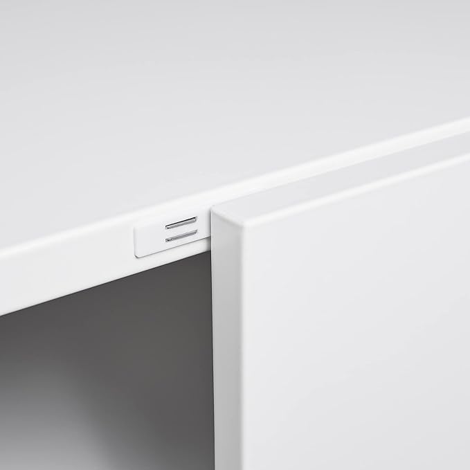Zateety Metal Printer Stand with Storage Mobile Printer Tables for Small Spaces with Door Adjustable Shelf File Cabinet on Wheels for Home Office