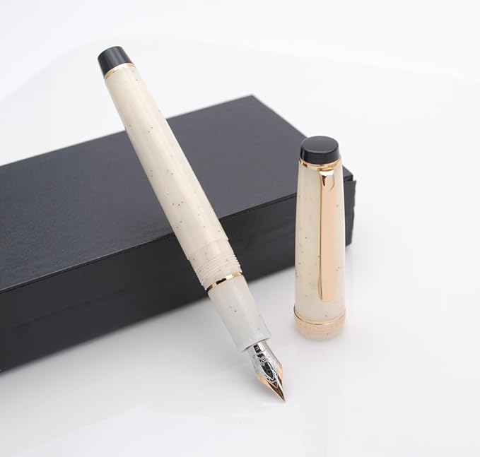 JINHAO 82 Fountain Pen (Fluorescent White,Fine Nib 0.5mm)