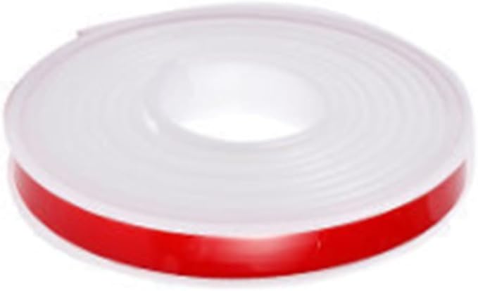 U-Shaped TPE for Edge Banding 1M for Furniture - Flexible Rubber Corner Protector with Transparent Acrylic, Child Safety Guard Strip for Tables and Desks(White 25mm)