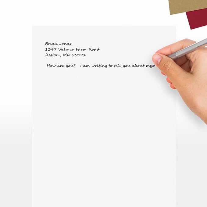 LUXPaper 8.5" x 11" Classic Crest Paper | Letter Size | Brilliant White | 70lb. Text | 1,000 Qty