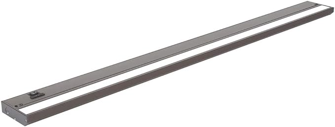 LED Under Cabinet Lighting Hardwired - 3CCT 40 Inch Bronze Finish - Undercabinet Lights for Kitchen - Linkable Undercounter Dimmable Plug in Light or Hard Wired - Under Counter Fixture Direct Wire