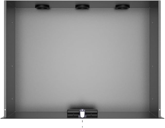 QiaoYoubang 3U Server Cabinet Case 19 Inch Rack Mount Lockable Drawer with Key, 12.6 Inch Depth (3U)