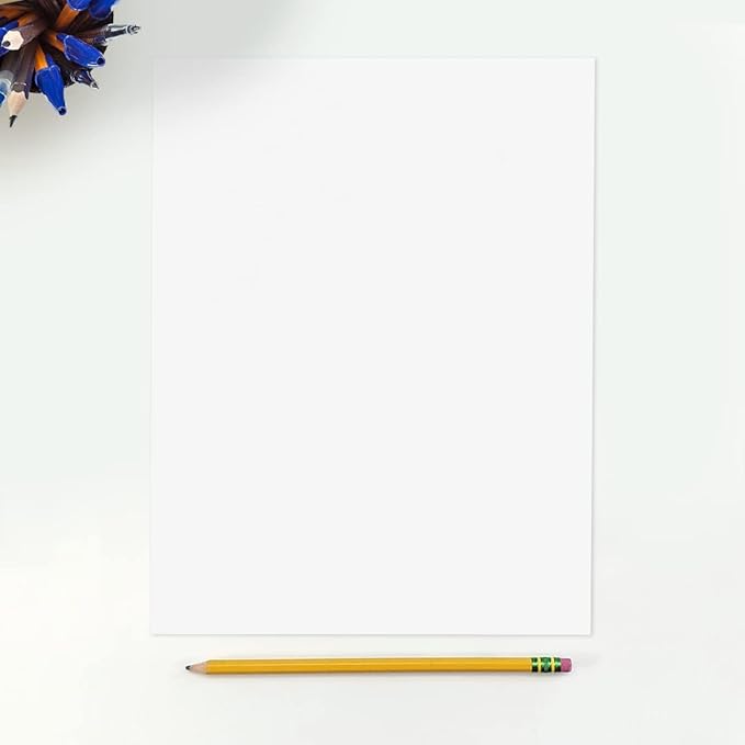 LUXPaper 8.5" x 11" Classic Crest Paper | Letter Size | Brilliant White | 70lb. Text | 500 Qty