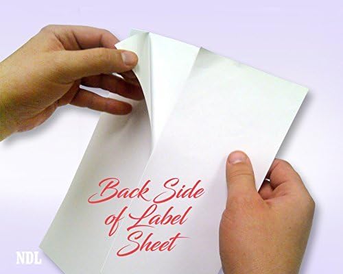 NextDayLabels - 8-1/2 x 11 Neon Color High Light Fluorescent Labels for Laser & Inkjet Printer (Pink Fluorescent, 8.5" x 11" - 1 Per Page | 25 Labels)