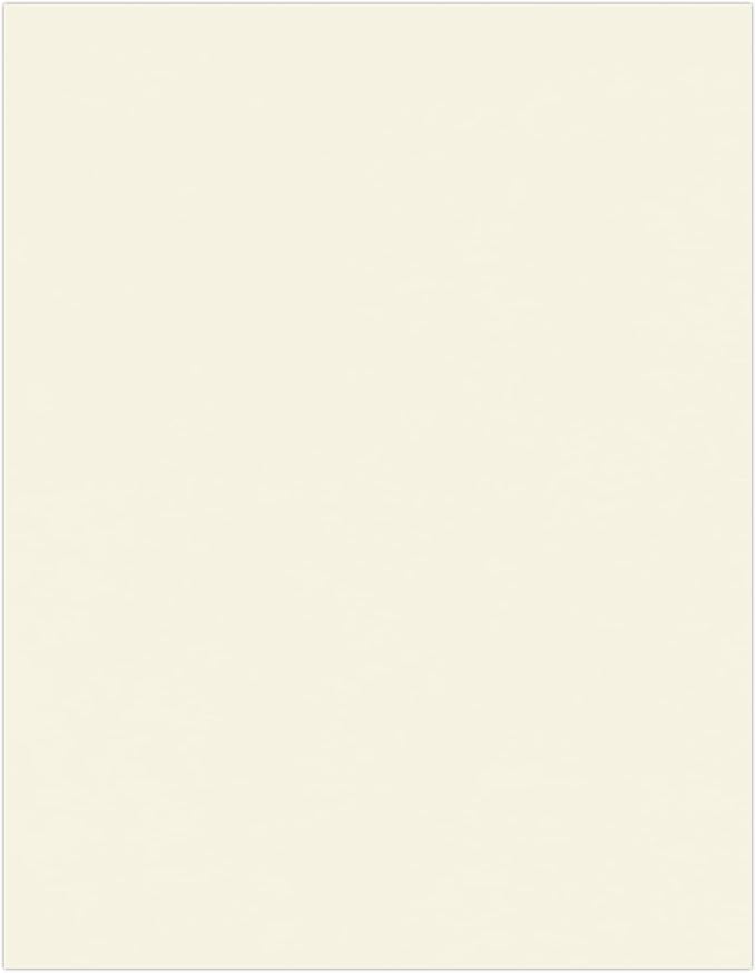 LUXPaper 8.5" x 11" Classic Crest Paper | Letter Size | Natural White | 24lb. Text | 500 Qty