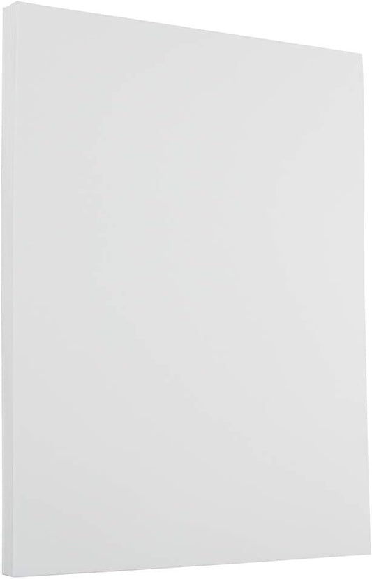 JAM PAPER Strathmore 24lb Paper - 90 gsm - 8.5 x 11 - Bright White Laid - 500 Sheets/Ream