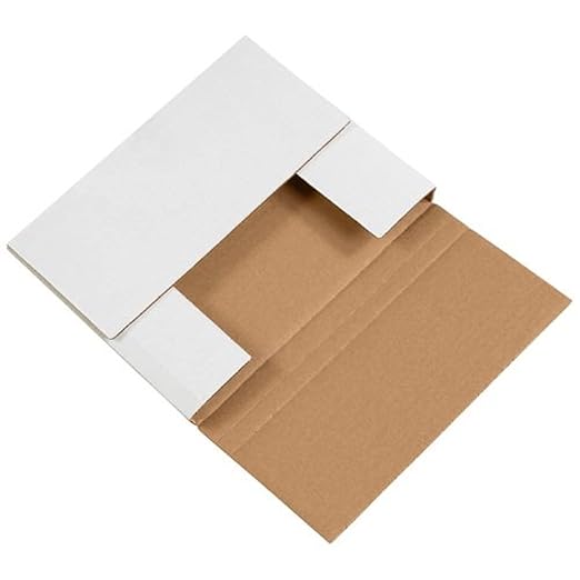 Tape Logic TLM30221 Jumbo Fold-Over Mailers, 30" x 22 1/2" x 1", White (Pack of 20)