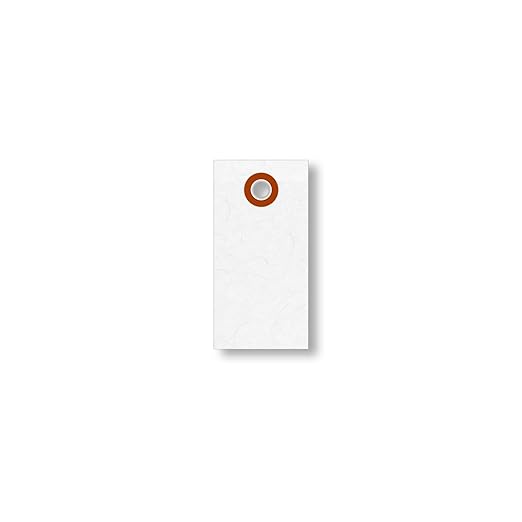 SmartSign White Shipping Tags, Size #1, Pack of 1000 | 2 3/4" x 1 3/8"