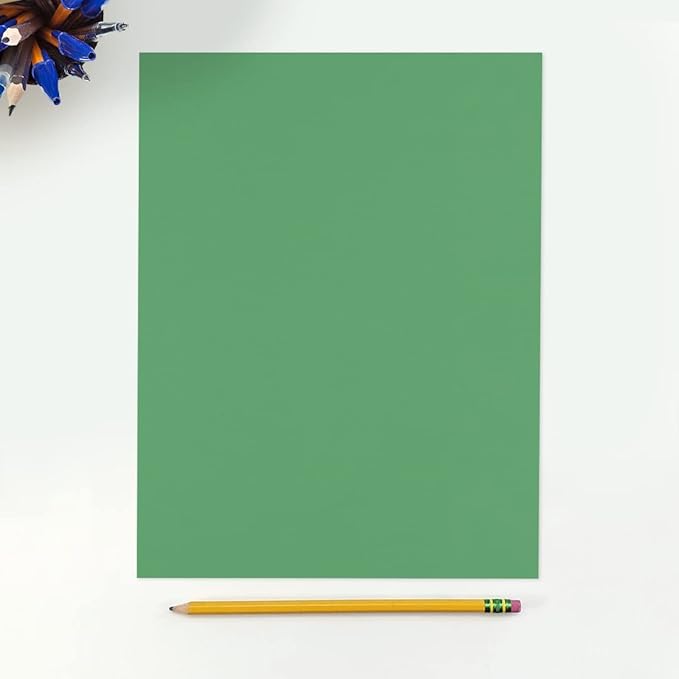 LUXPaper 8.5" x 11" Paper | Letter Size | Holiday Green | 80lb. Text | 50 Qty