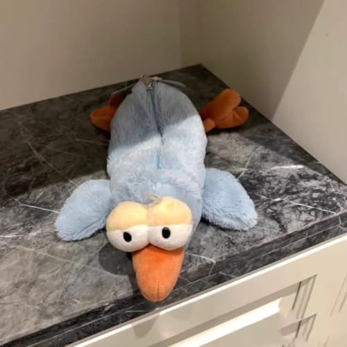 XZR Cute Pen Bag Case Box Stocking Stuffers Cute Creative Animal Cartoon Large Capacity Shark Bird Zipper Organizer Storage Bag Box Nice Gift (Hummingbird)