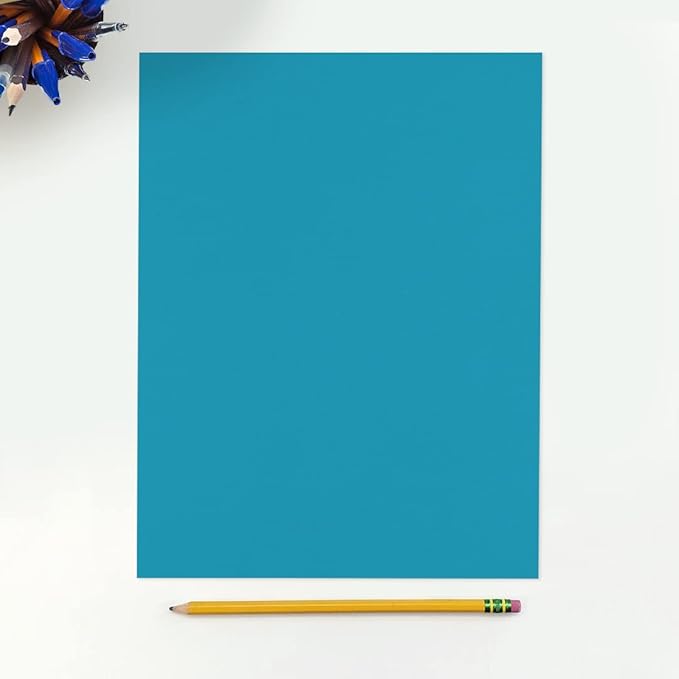 LUXPaper 8.5" x 11" Paper | Letter Size | Bright Blue | 60lb. Text | 250 Qty