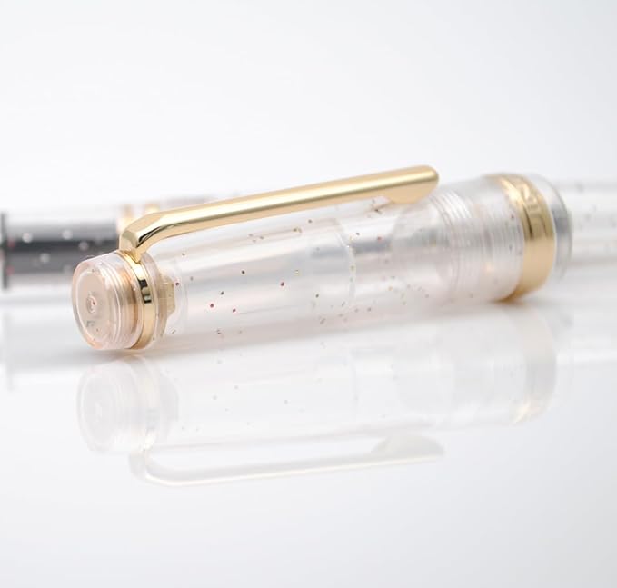 JINHAO 82 Fountain Pen (Transparent Fluorescent,Fine Nib 0.5mm)