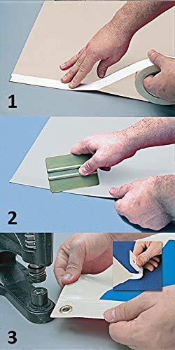 AJ Sign World 1" MAX Strength Banner Hem Double Sided Permanent Tape (1-Inch x 164-Feet/55 Yard)