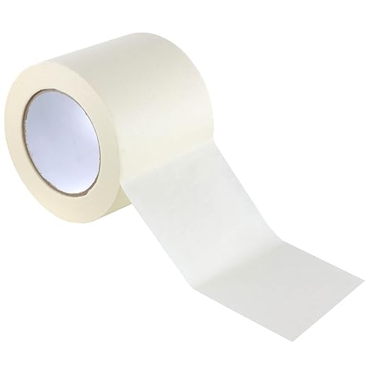 GTSE Wide Masking Tape, 4 inches x 55 Yards (164 ft), Multi-Surface Adhesive Painting Tape, 1 Roll