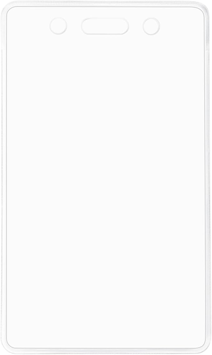 Amazon Basics ID Badge Holders, Vertical Clear Plastic 2.55" x 4.41", Pack of 1600