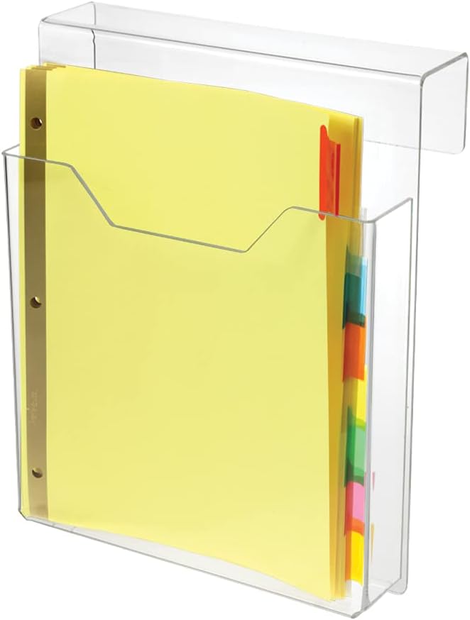 Clear Acrylic Cubicle Sign Holder, Name Plates, & File Holders