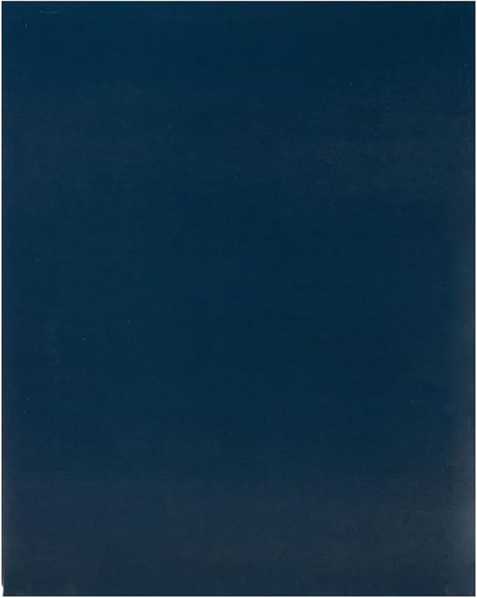 JAM PAPER Custom Printed Semi-Gloss Folders with Round Corner Pockets - Personalized Logo & Text - 12pt C1S - Navy Blue - 100/Pack