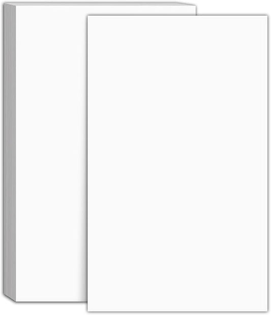 8.5 x 14 White Card Stock | Heavyweight 100lb Cover (270gsm) Cardstock Paper – Smooth Finish | For Arts and Crafts, Brochures, Restaurant Menus, Posters | 50 Sheets per Pack