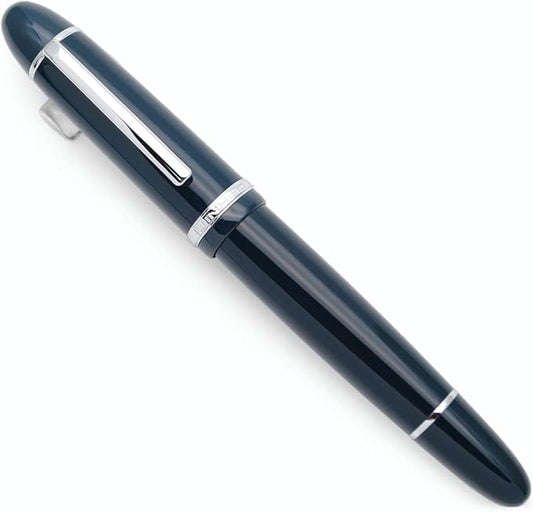 JINHAO X159 Fountain Pen (EF Nib 0.38mm, Dark Blue with Silvery Clip)