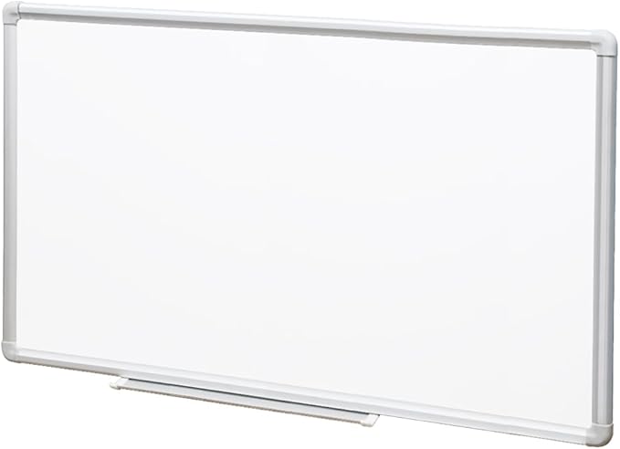 DEVELOP Large Magnetic Dry Erase Board 36 x 72 Inch, 3' x 6' Wall Mounted White Board with Aluminium Frame & Detachable Marker Tray, Magnetic Whiteboard for Home School Office